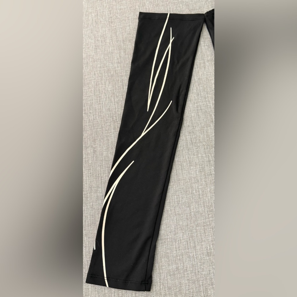 Black Off-Shoulder Dress with Accents - Picture 3 of 8